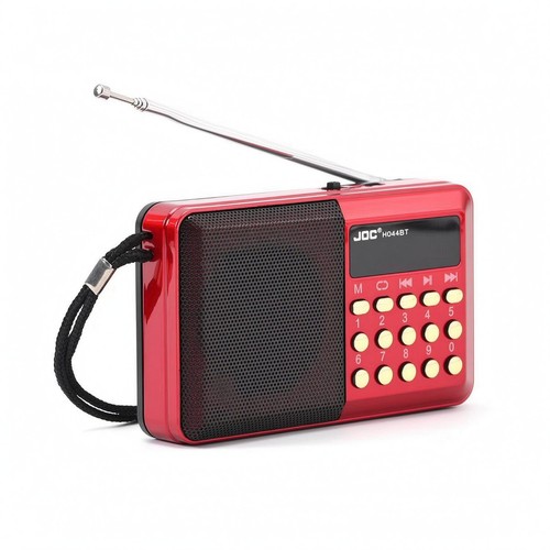 Mini radio rotfarben tragbares - mini-radio,